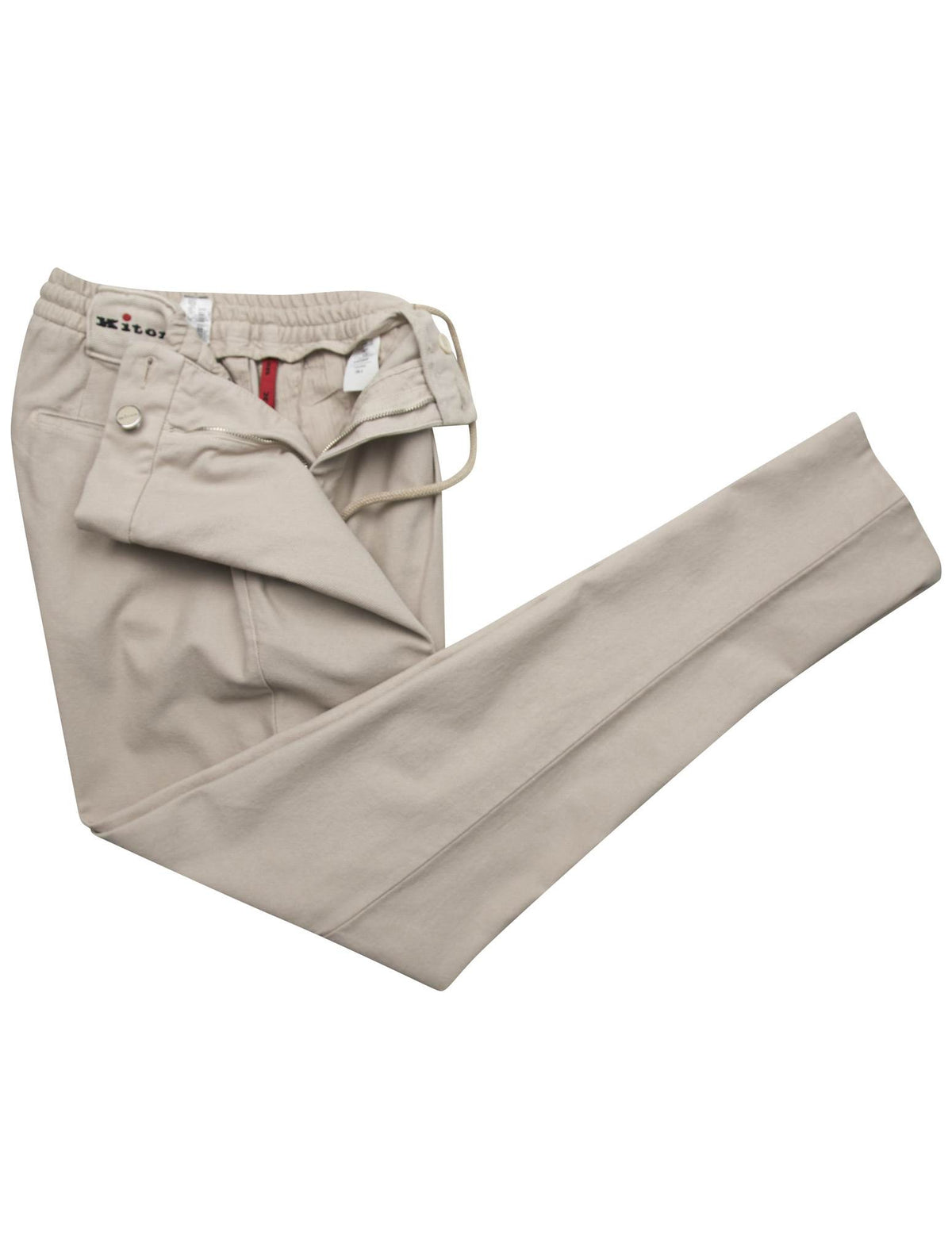 Kiton Kiton Beige Linen Cotton Ea Pants Beige 001