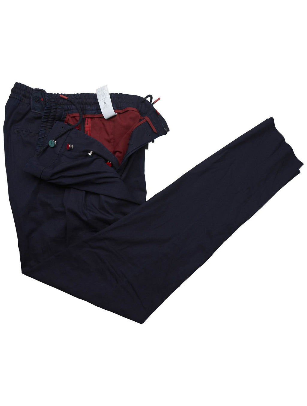 Kiton Kiton Blue Cotton Ea Pants Blue 001