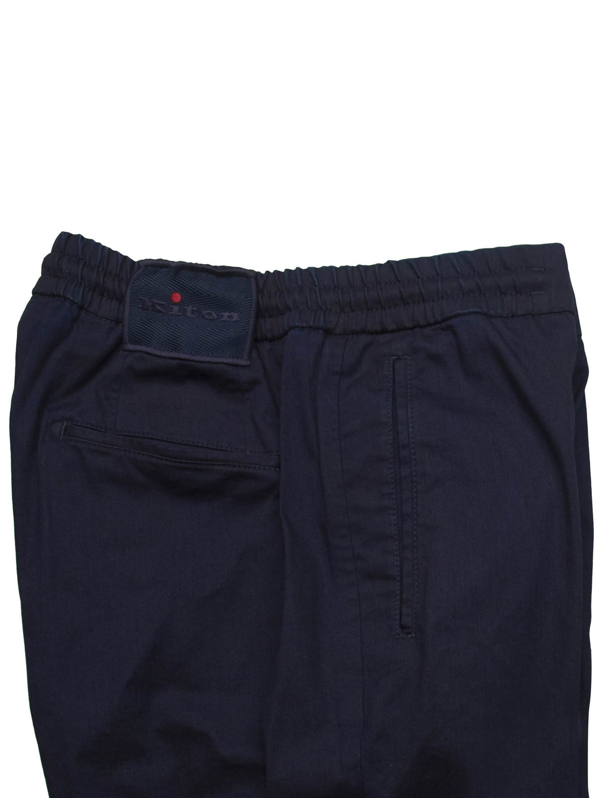 Kiton Blue Cotton Ea Pants
