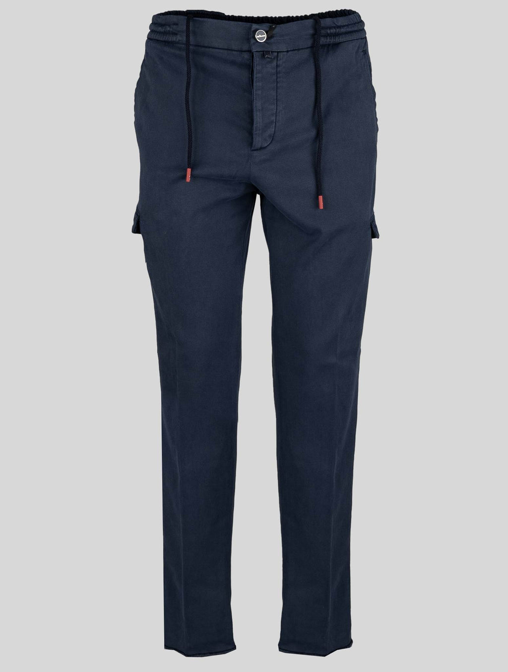 Kiton Blue Lyocell Cotton Ea Cargo Pant