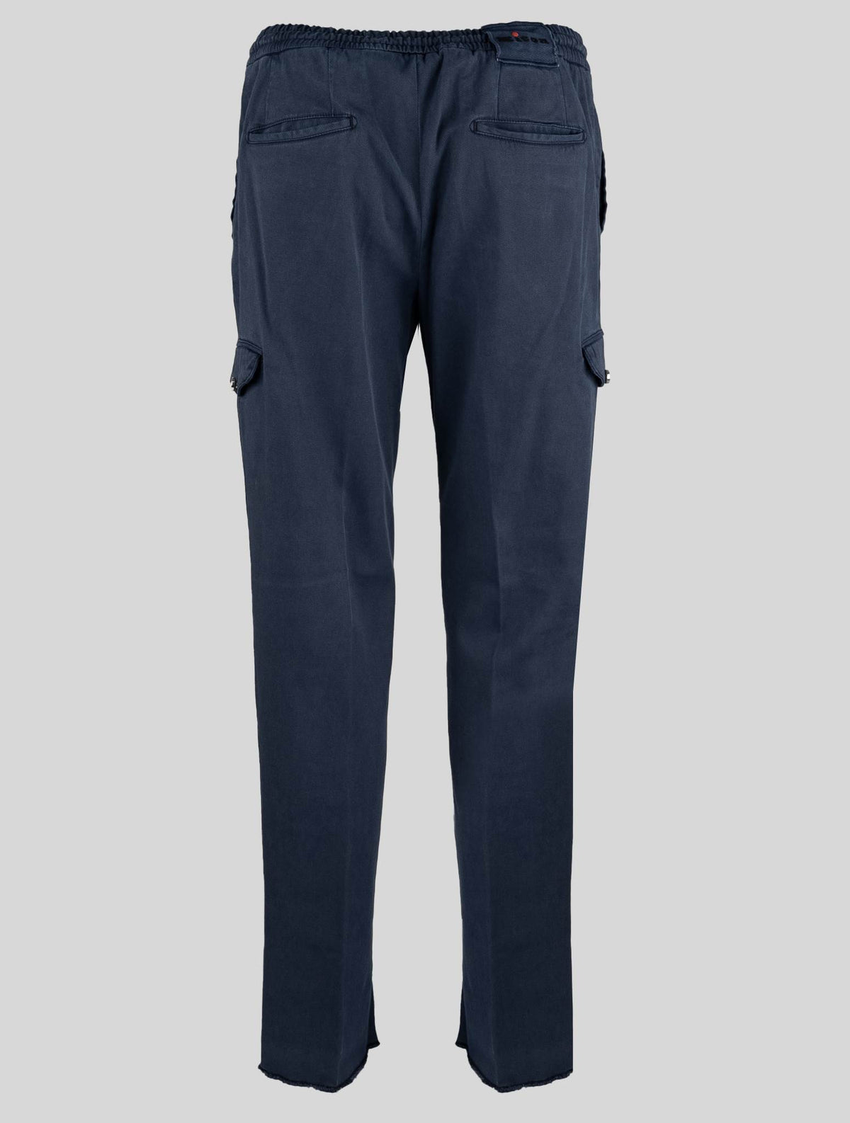 Kiton Blue Lyocell Cotton Ea Cargo Pant