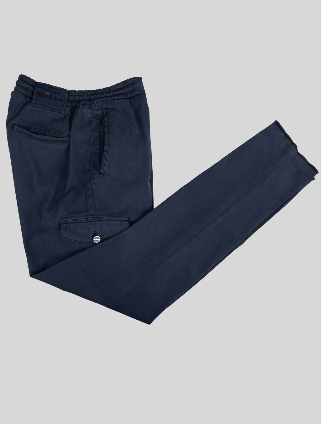 Kiton Blue Lyocell Cotton Ea Cargo Pant