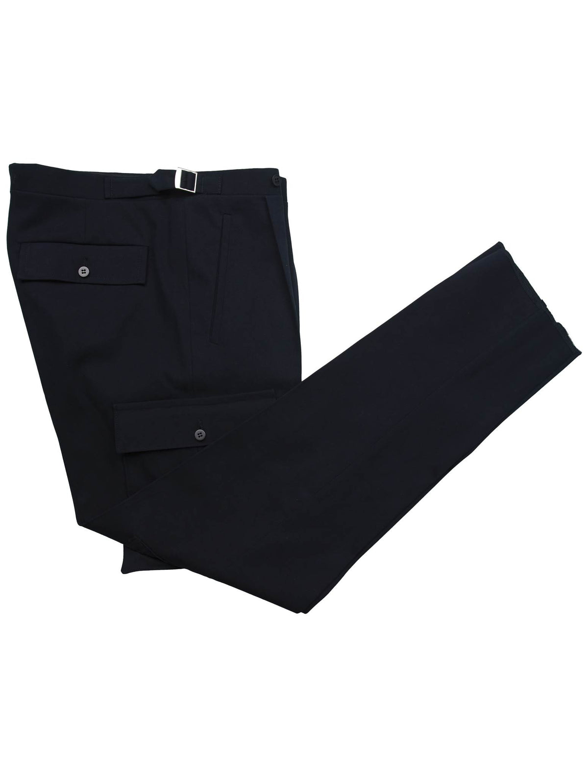 Kiton Blue Cotton Ea Cargo Pants
