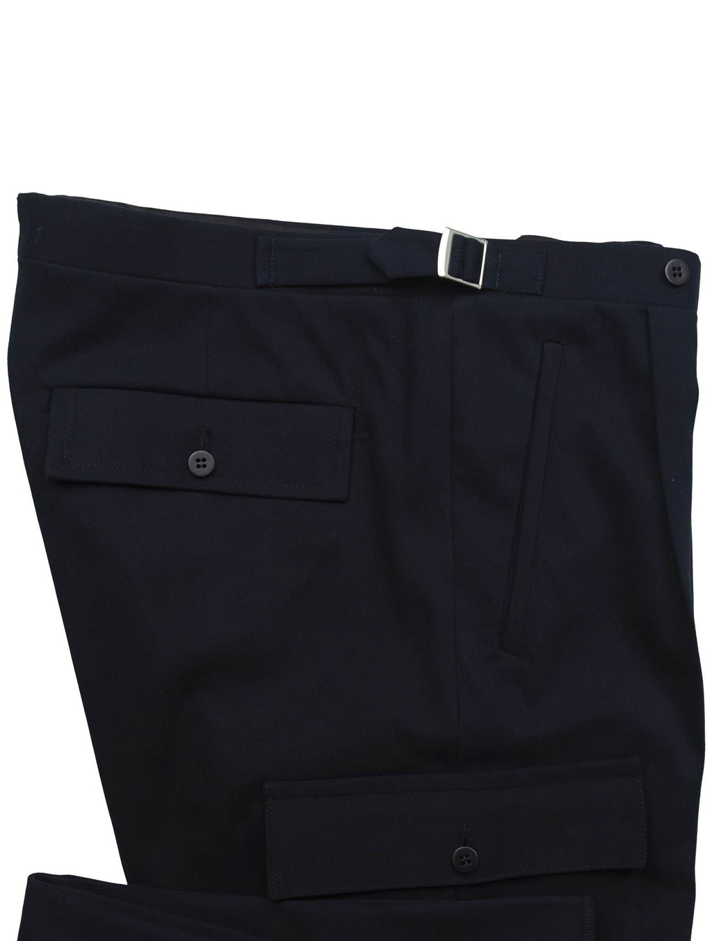 Kiton Blue Cotton Ea Cargo Pants