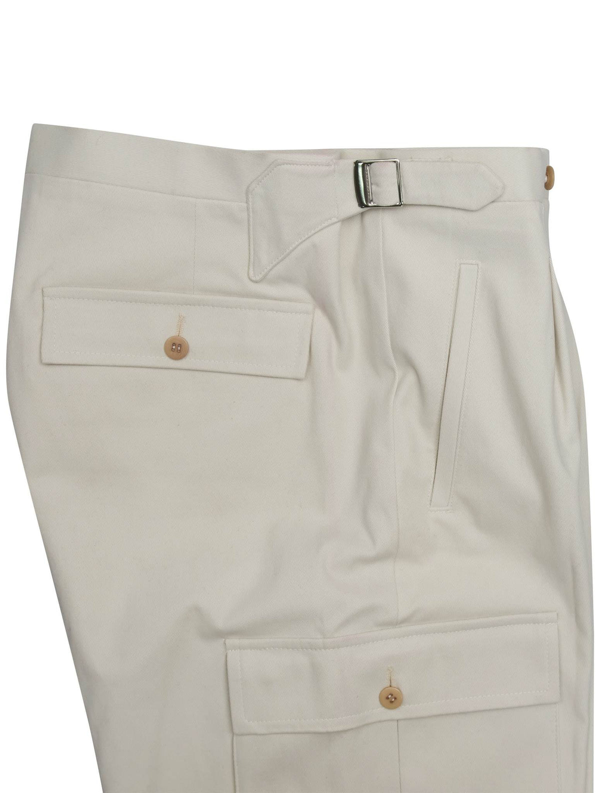 Kiton Beige Cotton Ea Pants