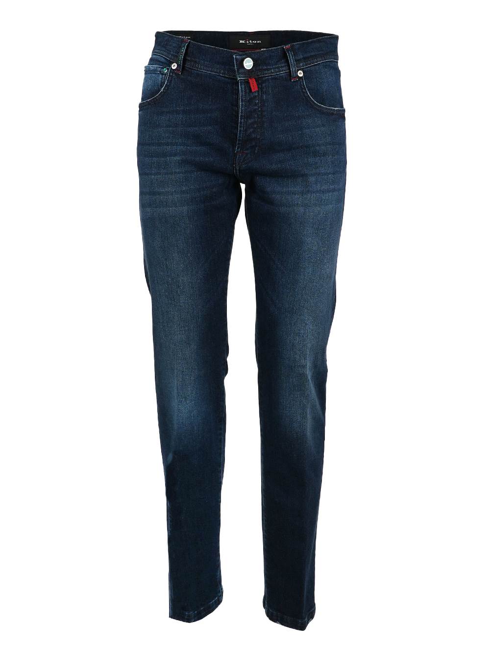 Kiton Kiton Blue Cotton Ea Jeans Blue 000
