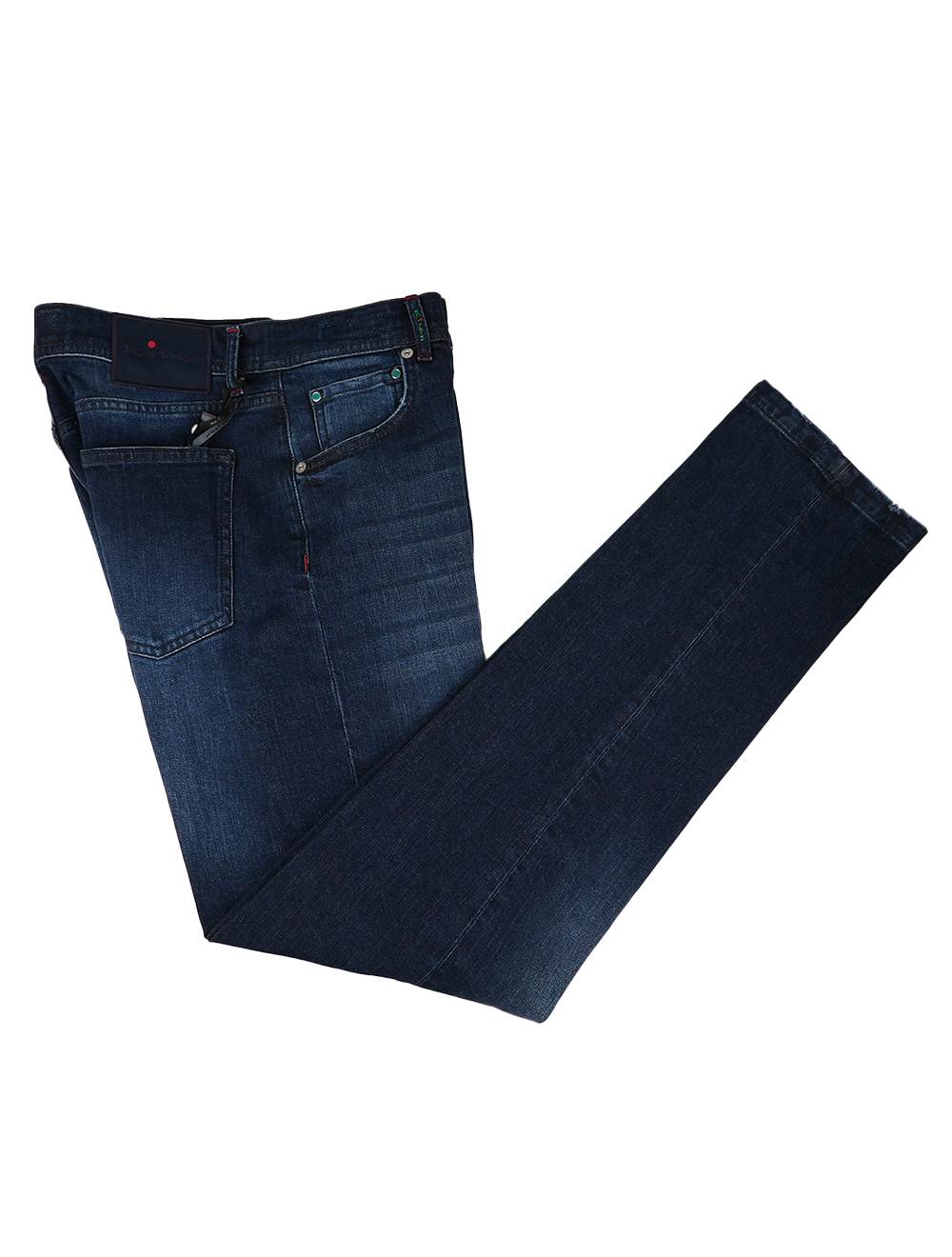 Kiton Blue Cotton Ea Jeans