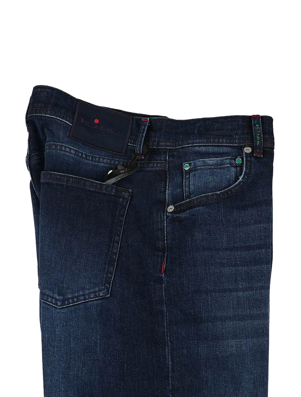 Kiton Blue Cotton Ea Jeans