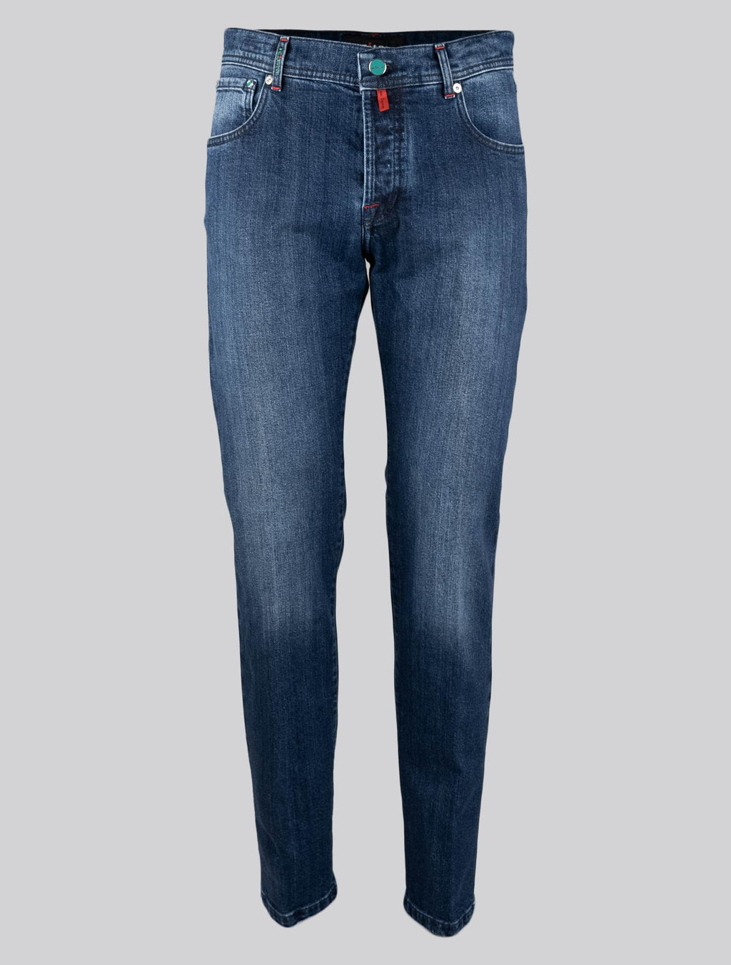 Kiton Blue Cotton Ea Jeans