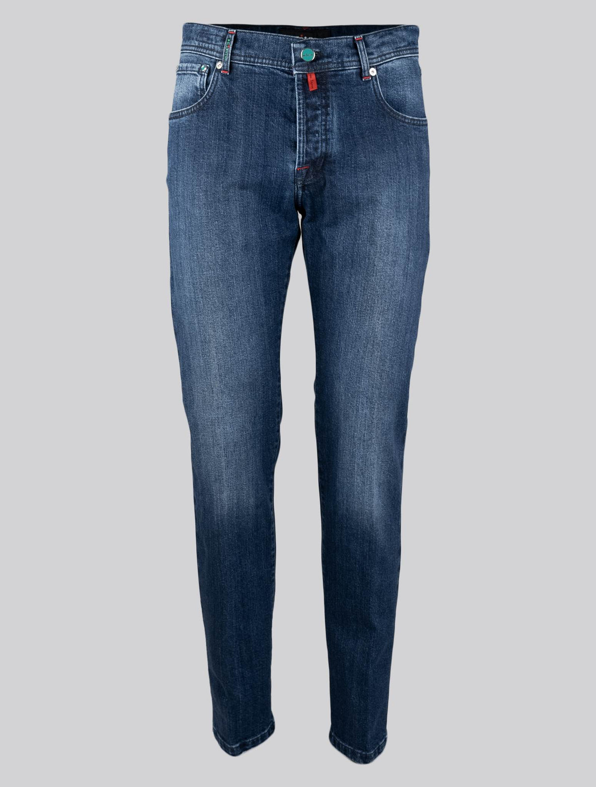 Kiton Blue Cotton Ea Jeans