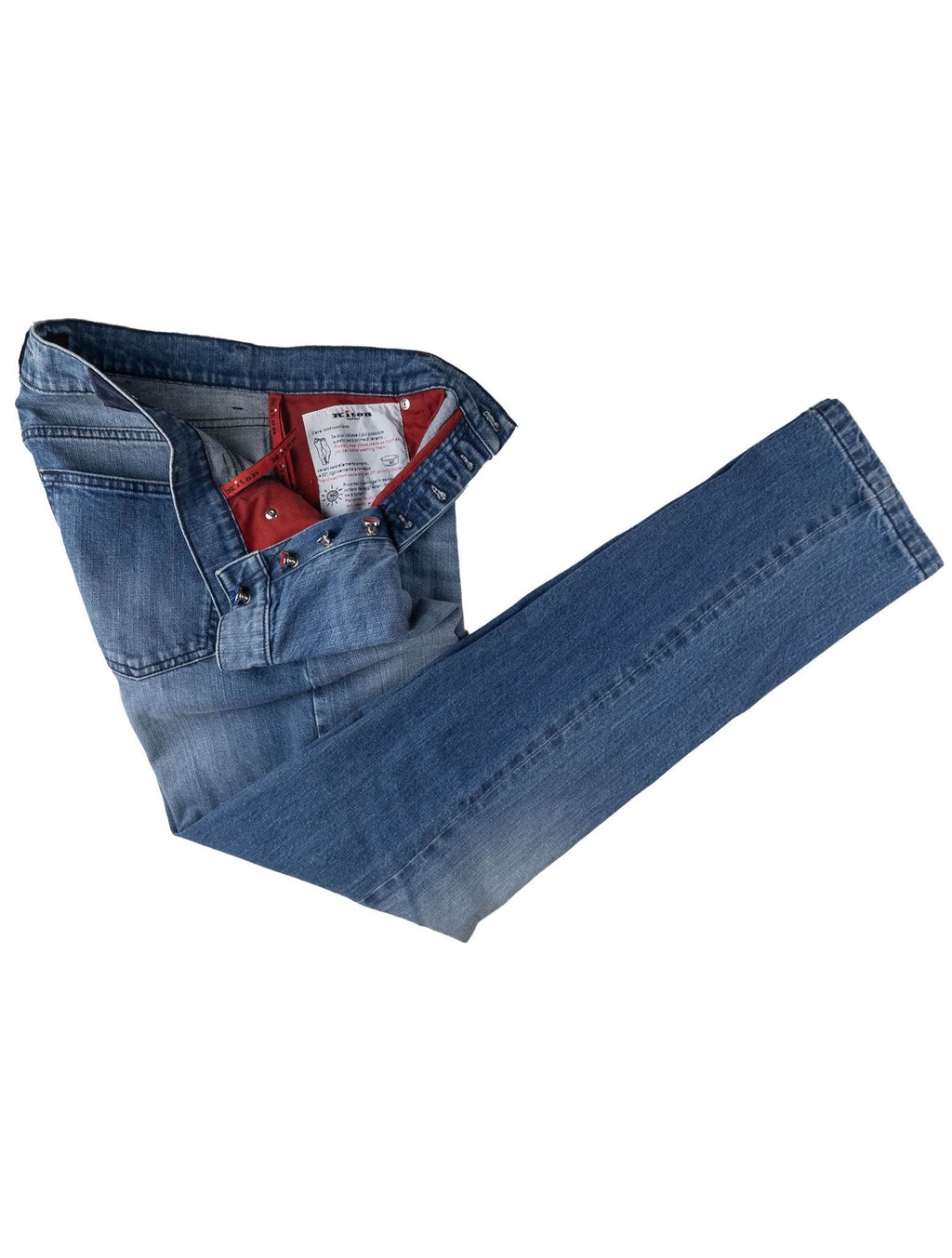 Kiton Kiton Blue Cotton Ea Jeans Blue 001