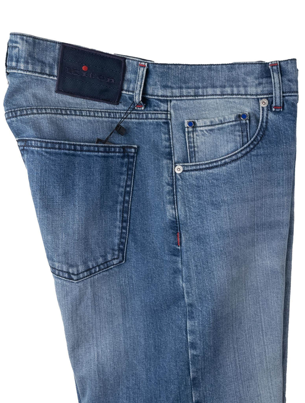 Kiton Blue Cotton Ea Jeans