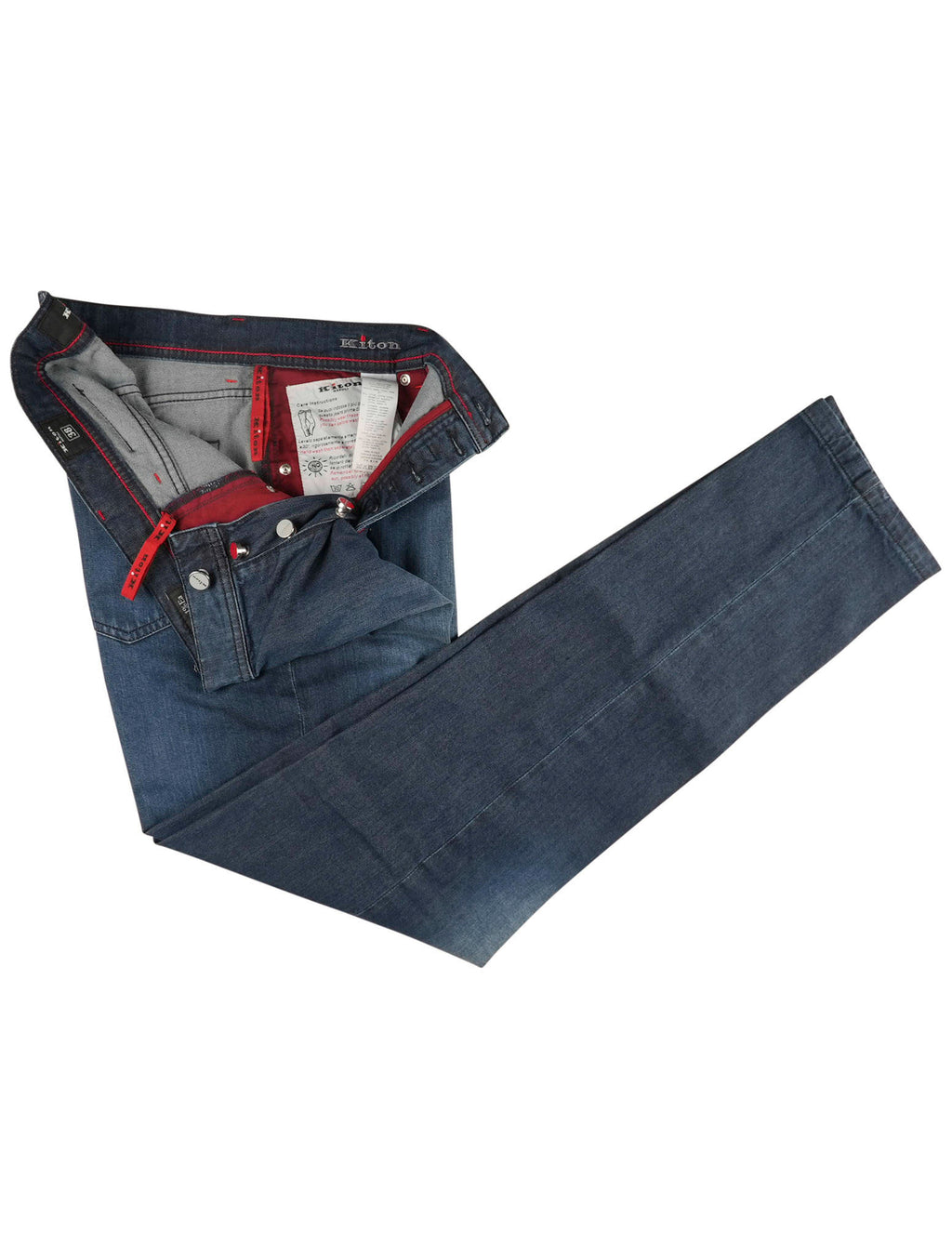 Kiton Kiton Blue Cotton Cashmere Ea Jeans Blue 001