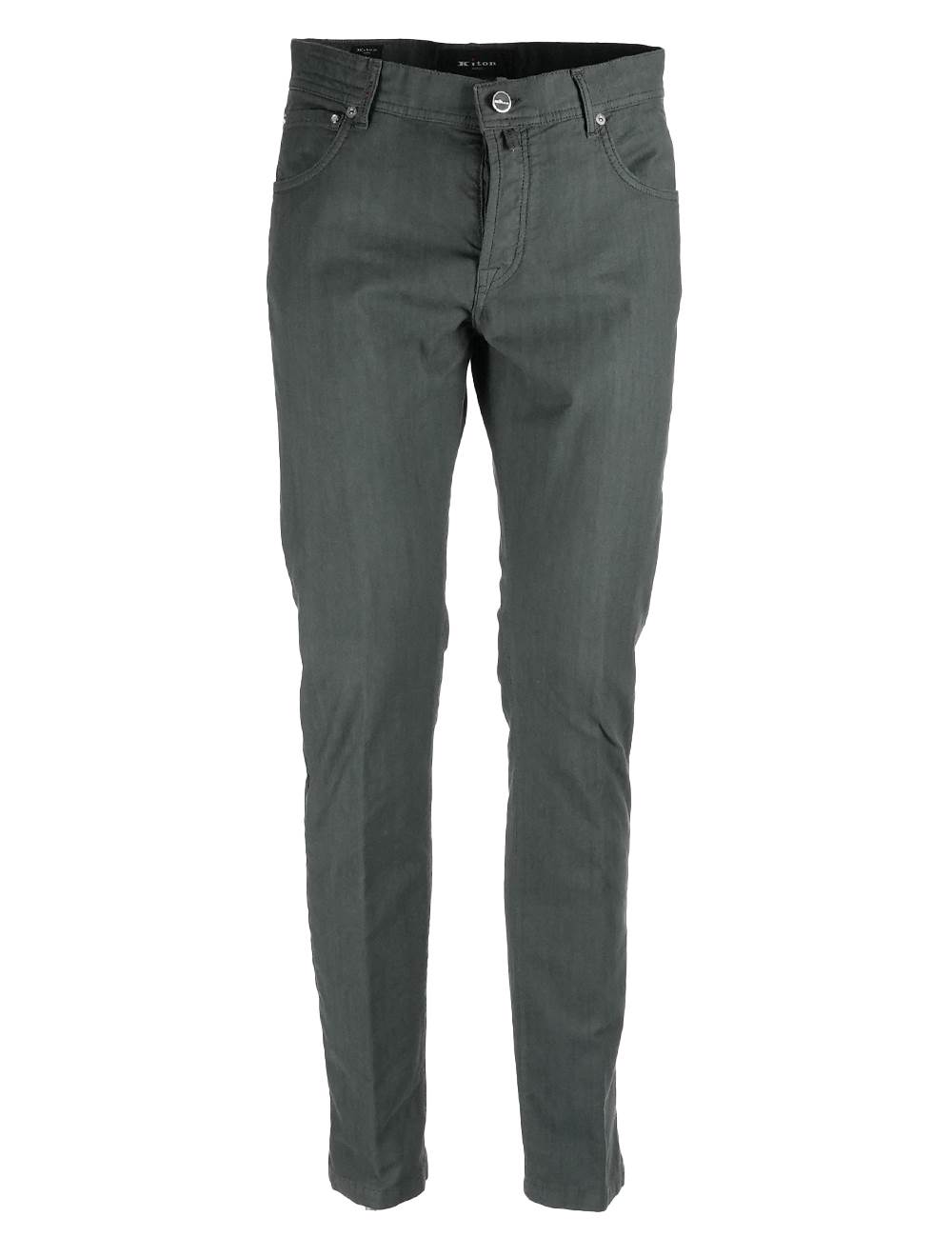 Kiton Kiton Gray Cotton Ea Jeans Gray 000