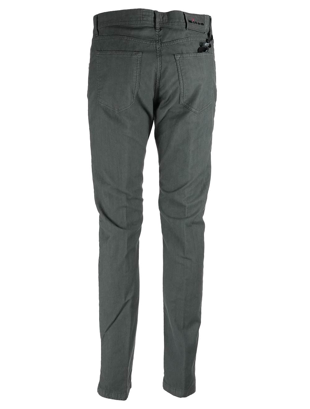 Kiton Gray Cotton Ea Jeans