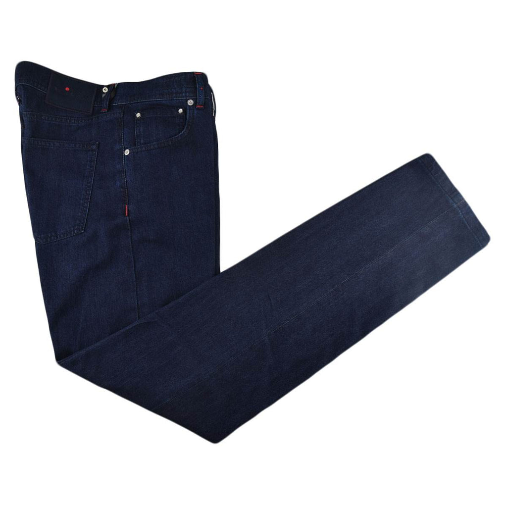 Kiton Kiton Blue Cotton Jeans Blue 000