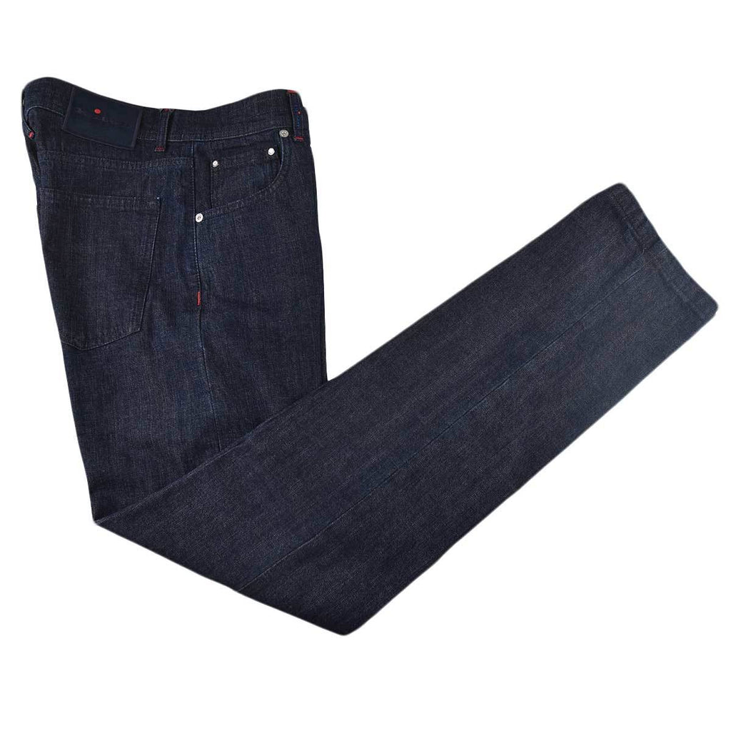 Kiton Kiton Blue Cotton Jeans Blue 000