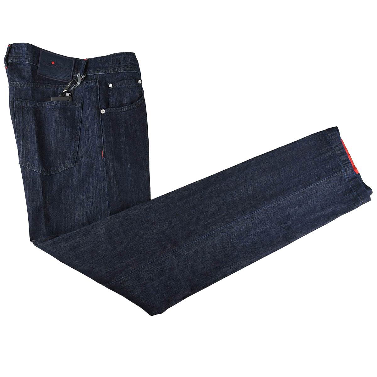 Kiton Kiton Blue Cotton Jeans Blue 000