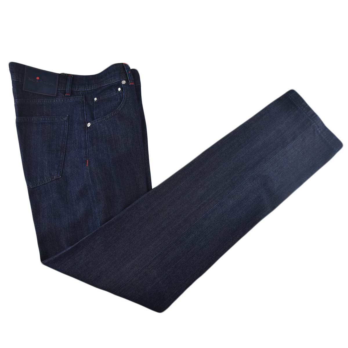 Kiton Kiton Blue Cotton Jeans Blue 000