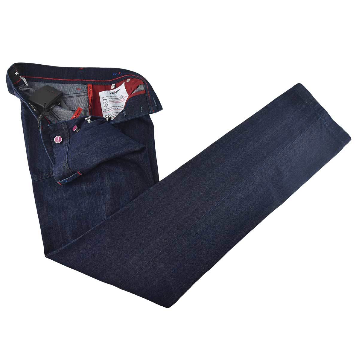 Kiton Kiton Blue Cotton Jeans Blue 001