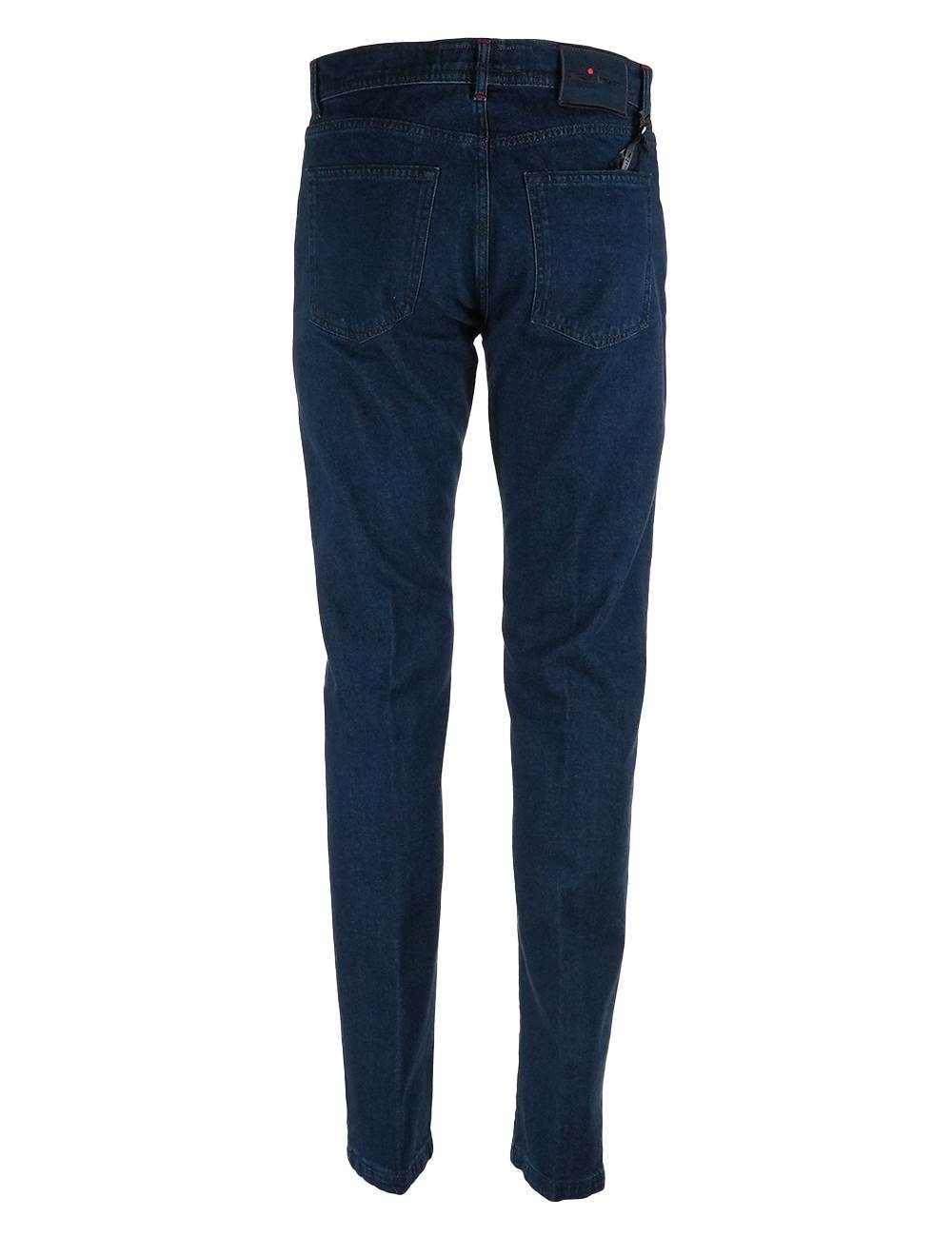 Kiton Blue Cotton Jeans