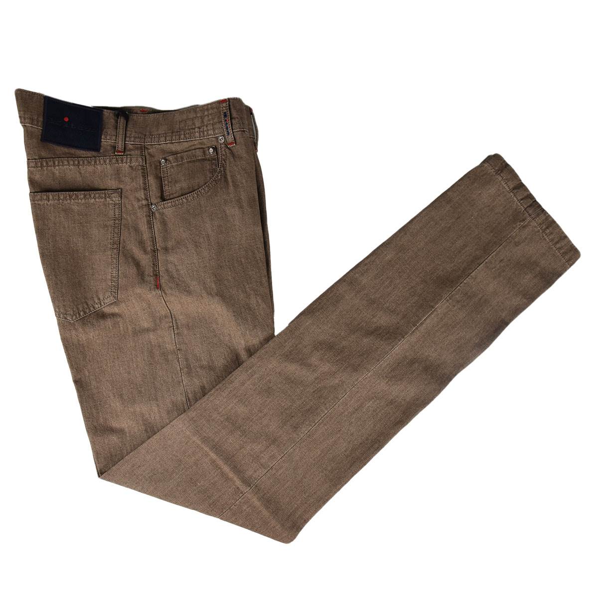 Kiton Kiton Beige Cotton Jeans Beige 000