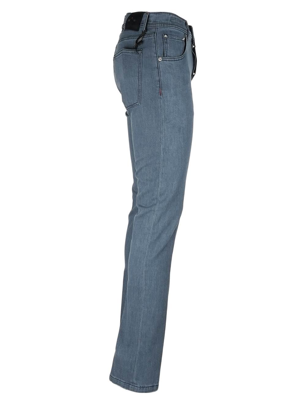 Kiton Kiton Light Blue Cotton Jeans Light Blue 001