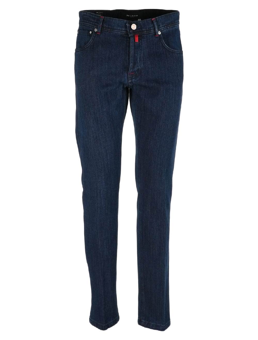 Kiton Kiton Dark Blue Cotton Jeans Dark Blue 000