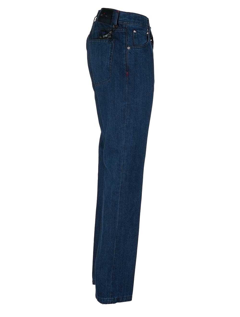 Kiton Kiton Blue Cotton Jeans Blue 001