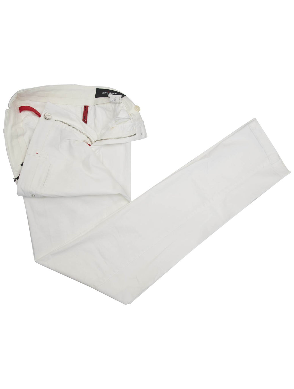 Kiton Kiton White Cotton Ea Pants White 001
