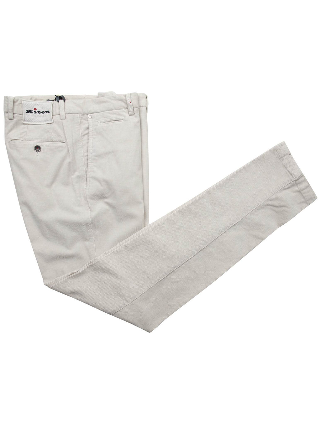 Kiton Beige Cotton Cashmere Ea Velvet Pants