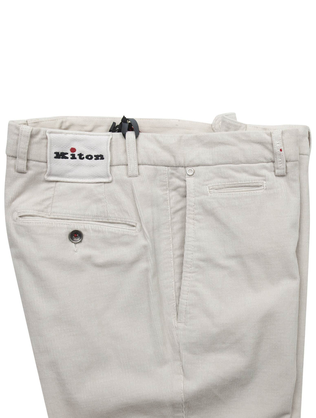 Kiton Beige Cotton Cashmere Ea Velvet Pants
