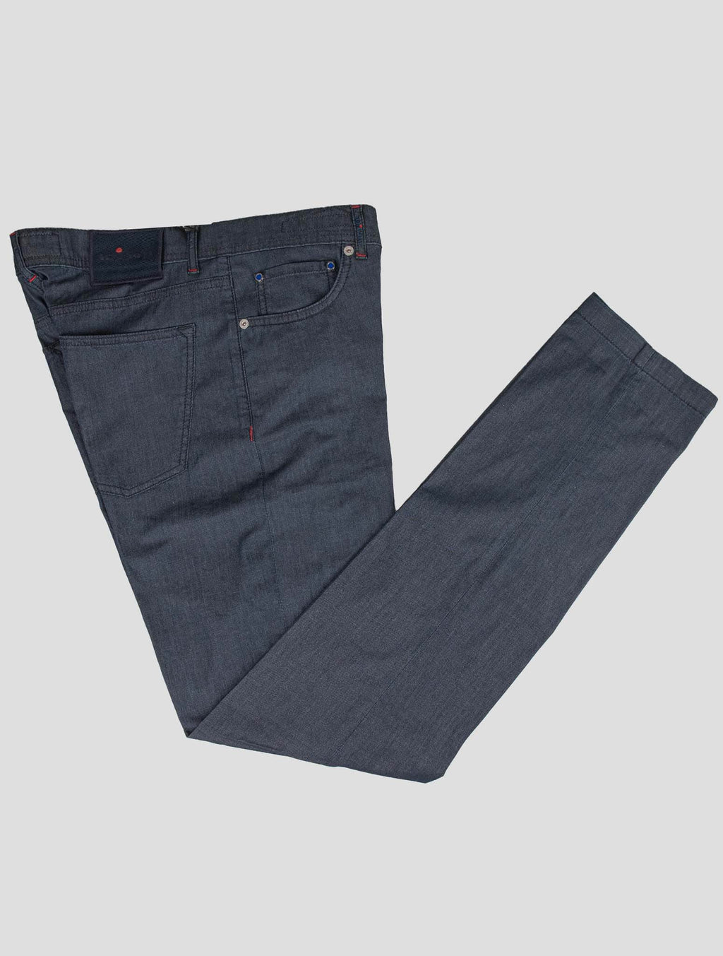 Kiton Blue Cotton Ea Jeans