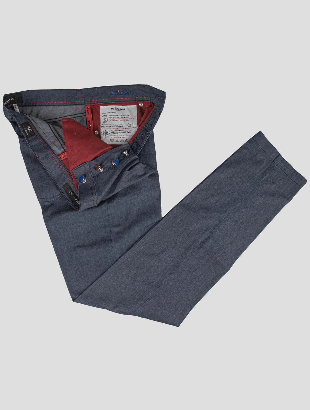 Kiton Kiton Blue Cotton Ea Jeans Blue 001