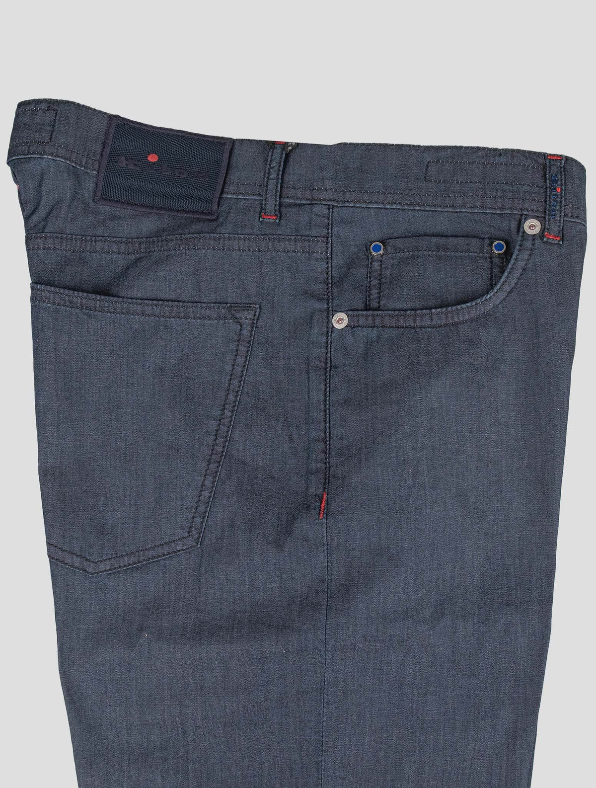 Kiton Blue Cotton Ea Jeans