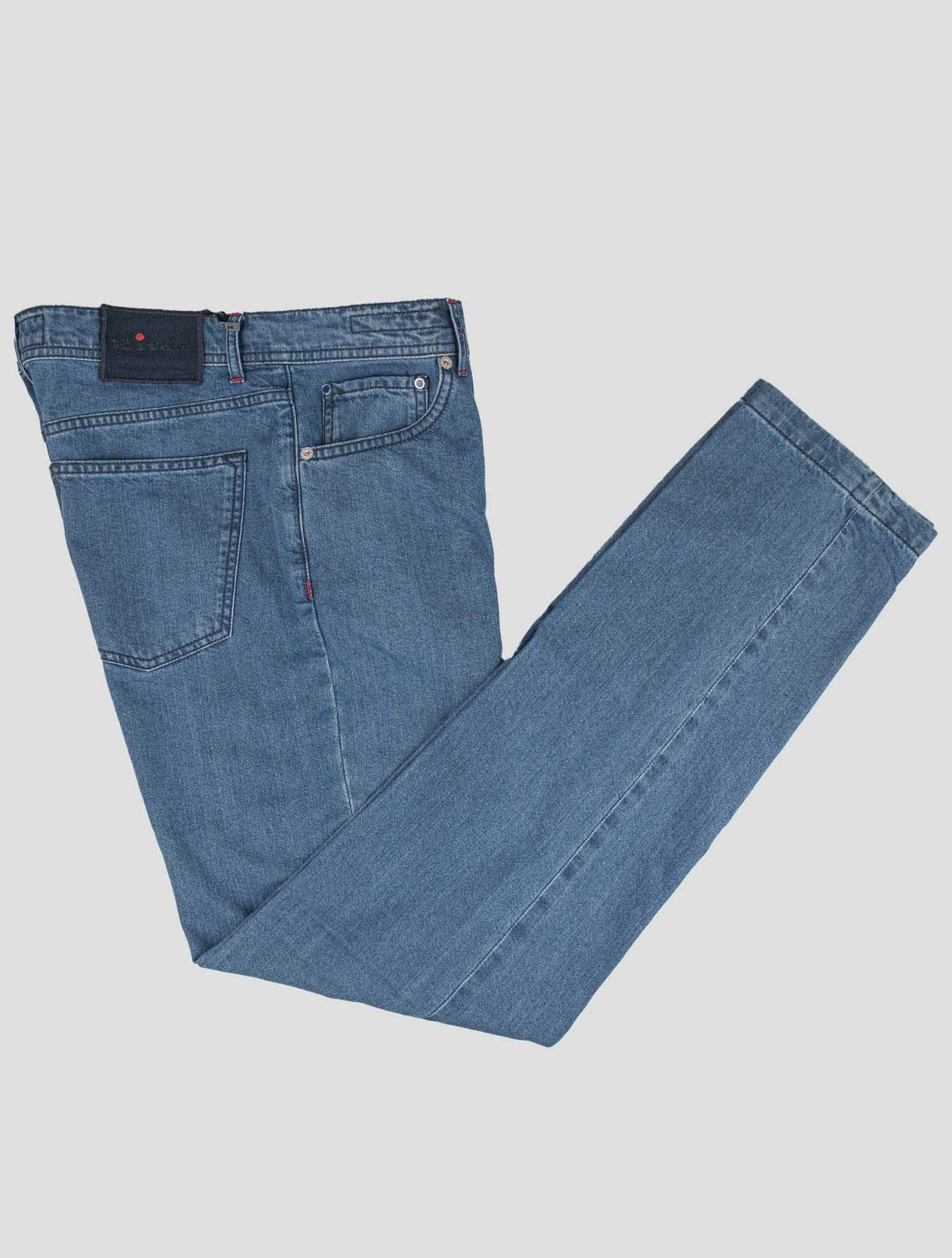 Kiton Light Blue Cotton Ea Jeans