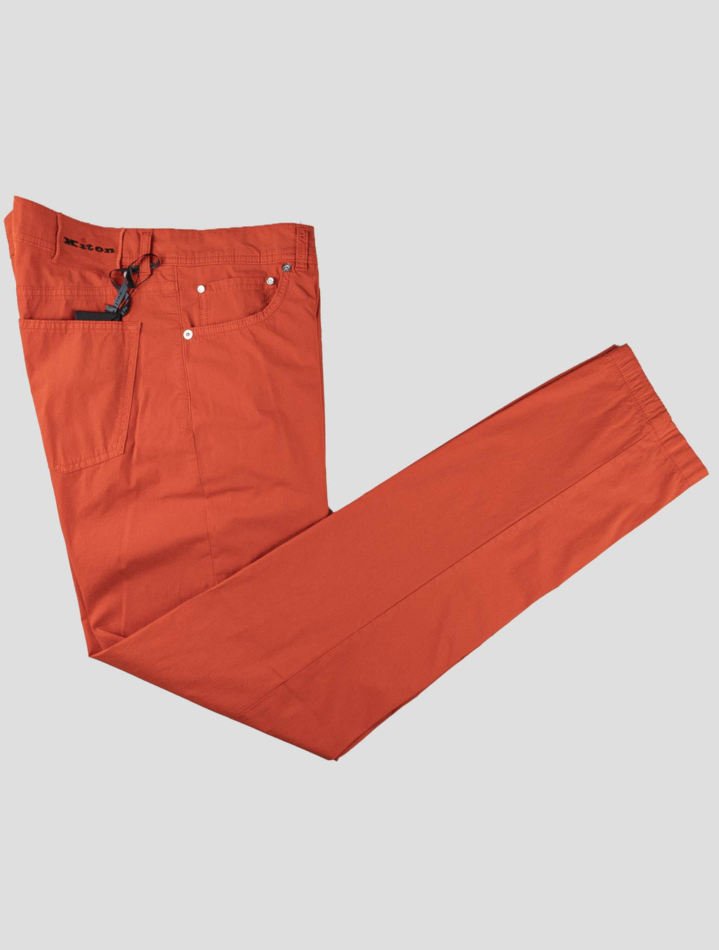 Kiton Red Cotton Ea Jeans