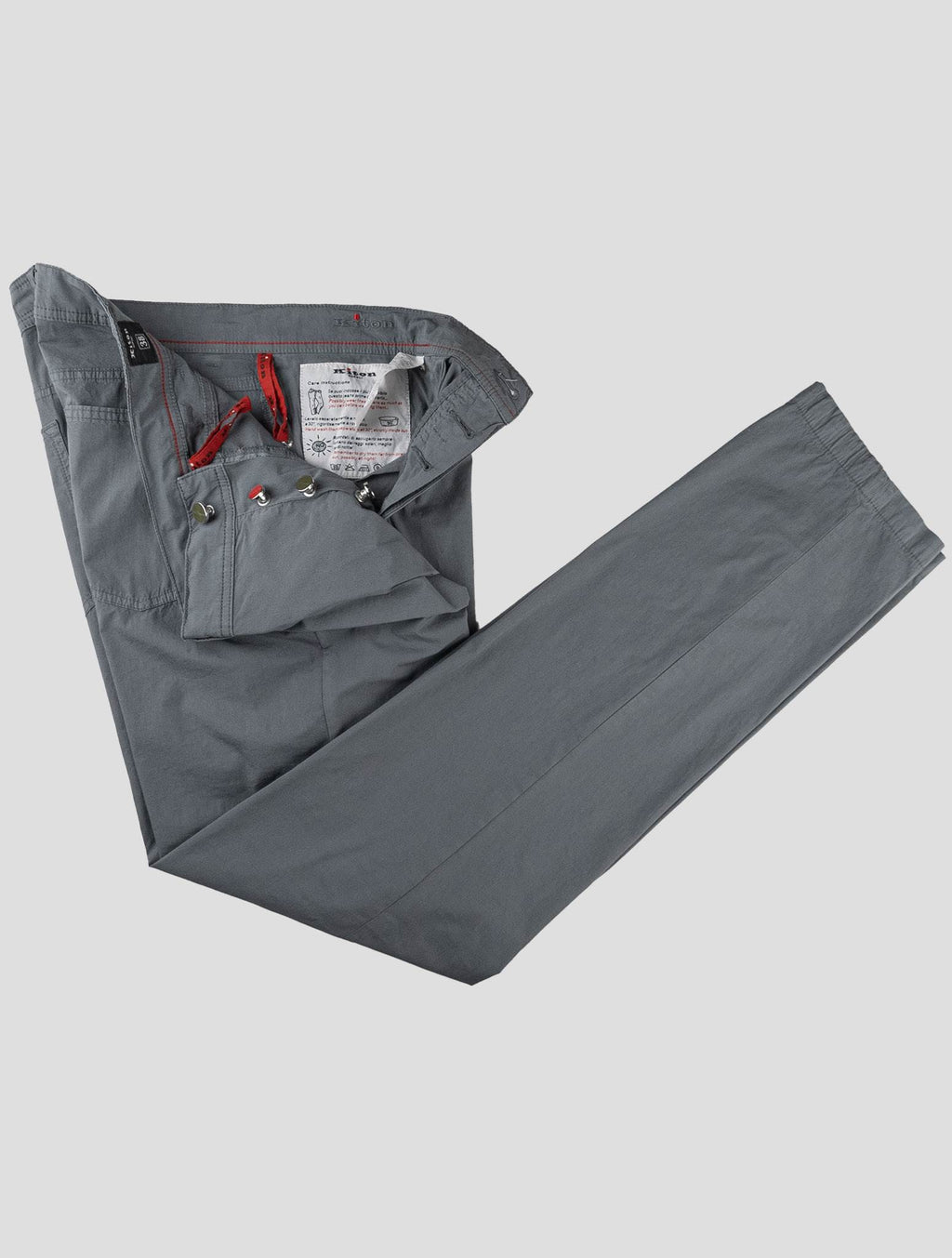Kiton Kiton Gray Cotton Ea Jeans Gray 001