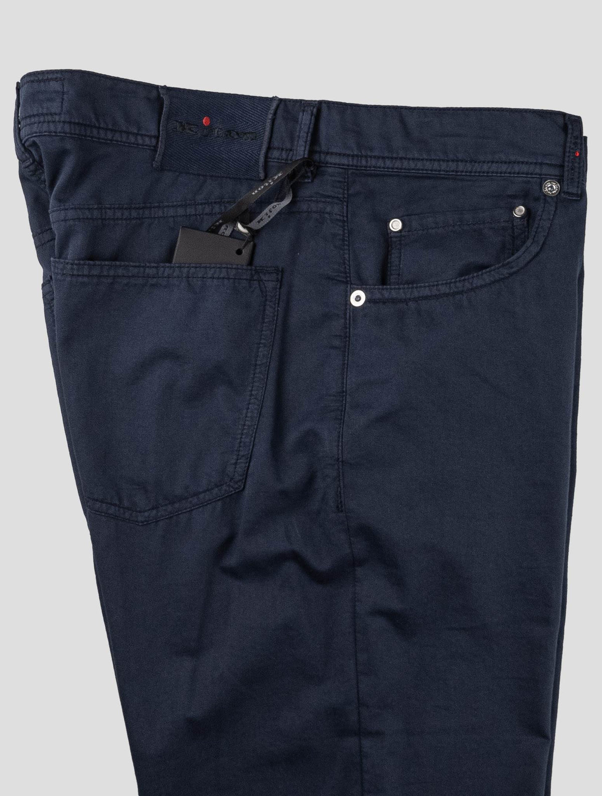 Kiton Blue Cotton Ea Jeans