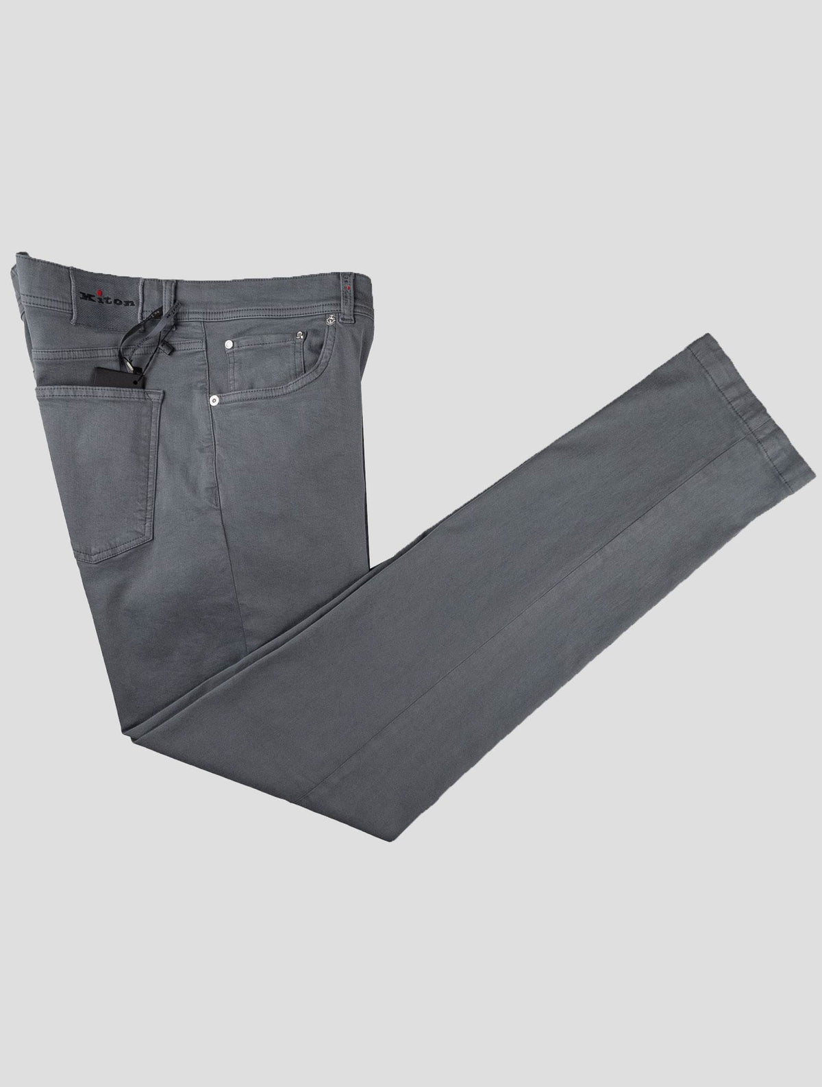 Kiton Kiton Gray Cotton Ea Jeans Gray 000