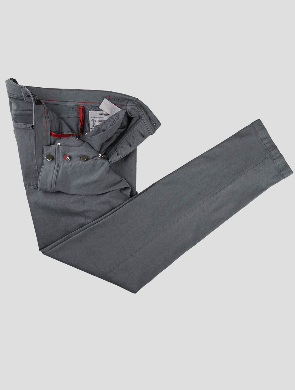 Kiton Kiton Gray Cotton Ea Jeans Gray 001