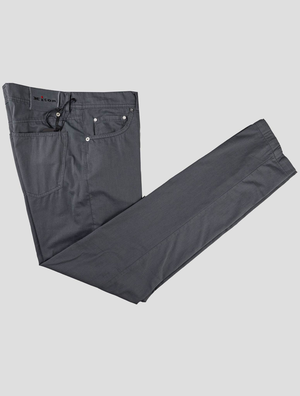 Kiton Kiton Gray Cotton Ea Jeans Gray 000