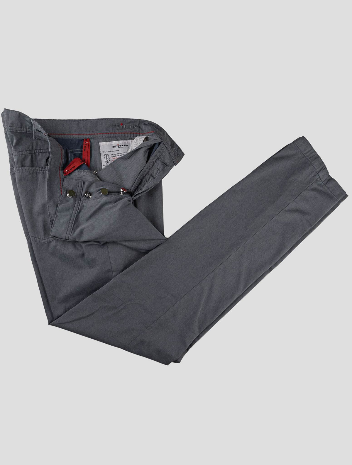 Kiton Kiton Gray Cotton Ea Jeans Gray 001