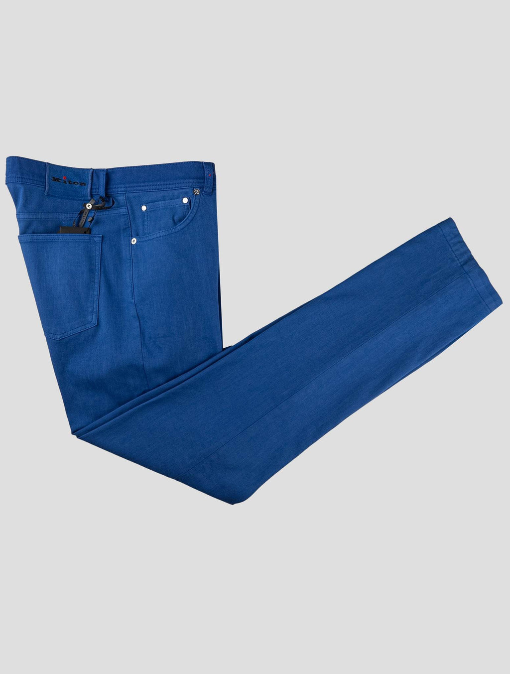 Kiton Blue Cotton Ea Jeans