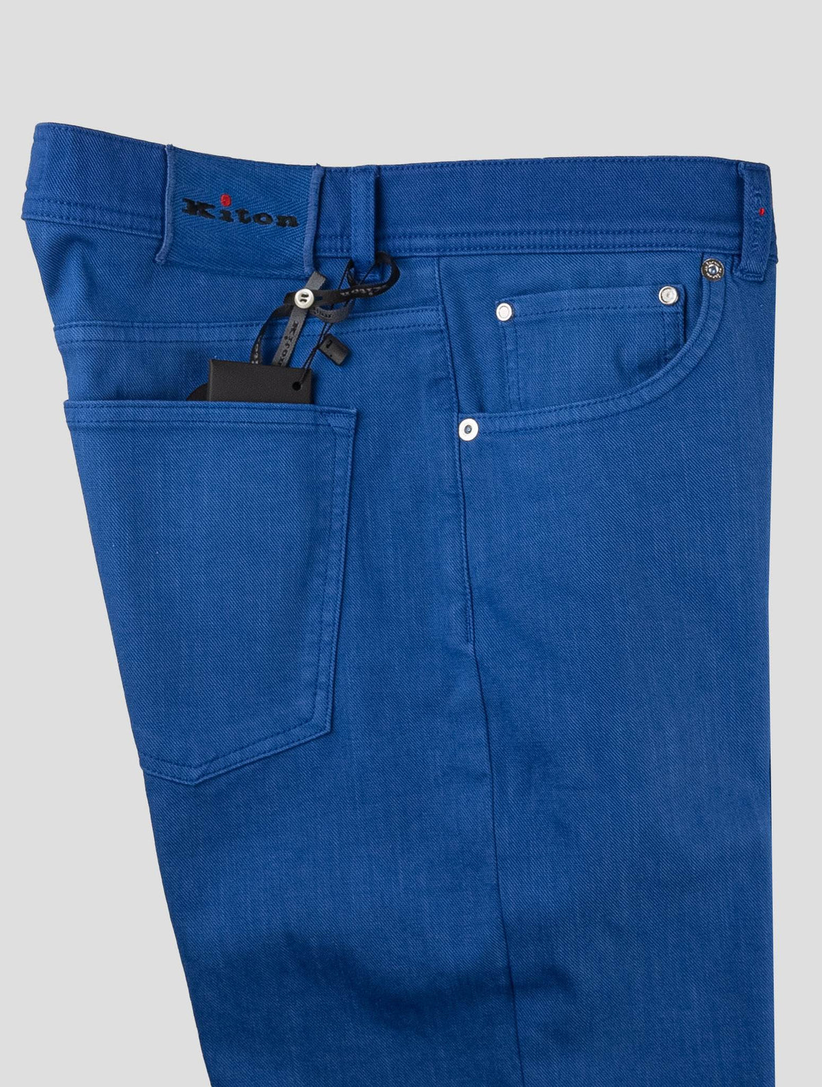 Kiton Blue Cotton Ea Jeans