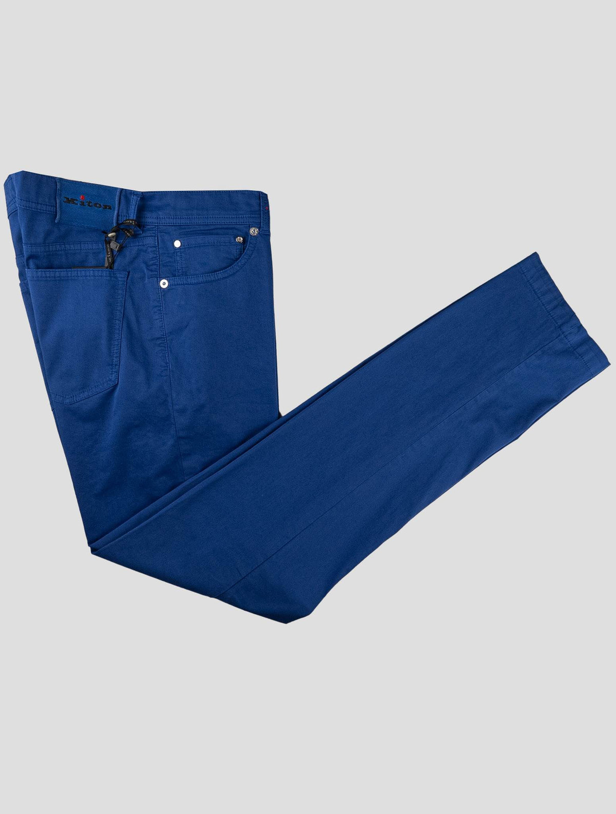 Kiton Blue Cotton Ea Jeans