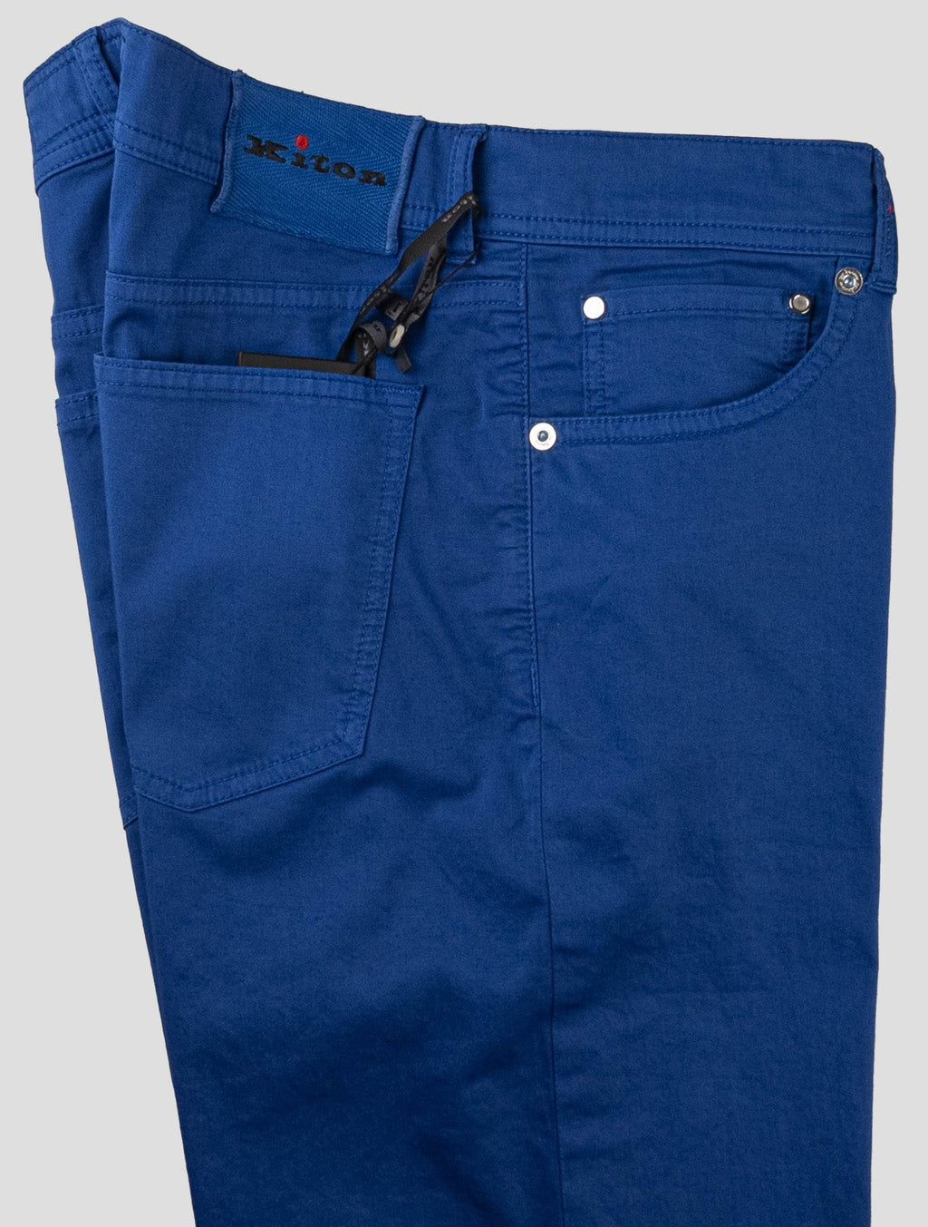 Kiton Blue Cotton Ea Jeans