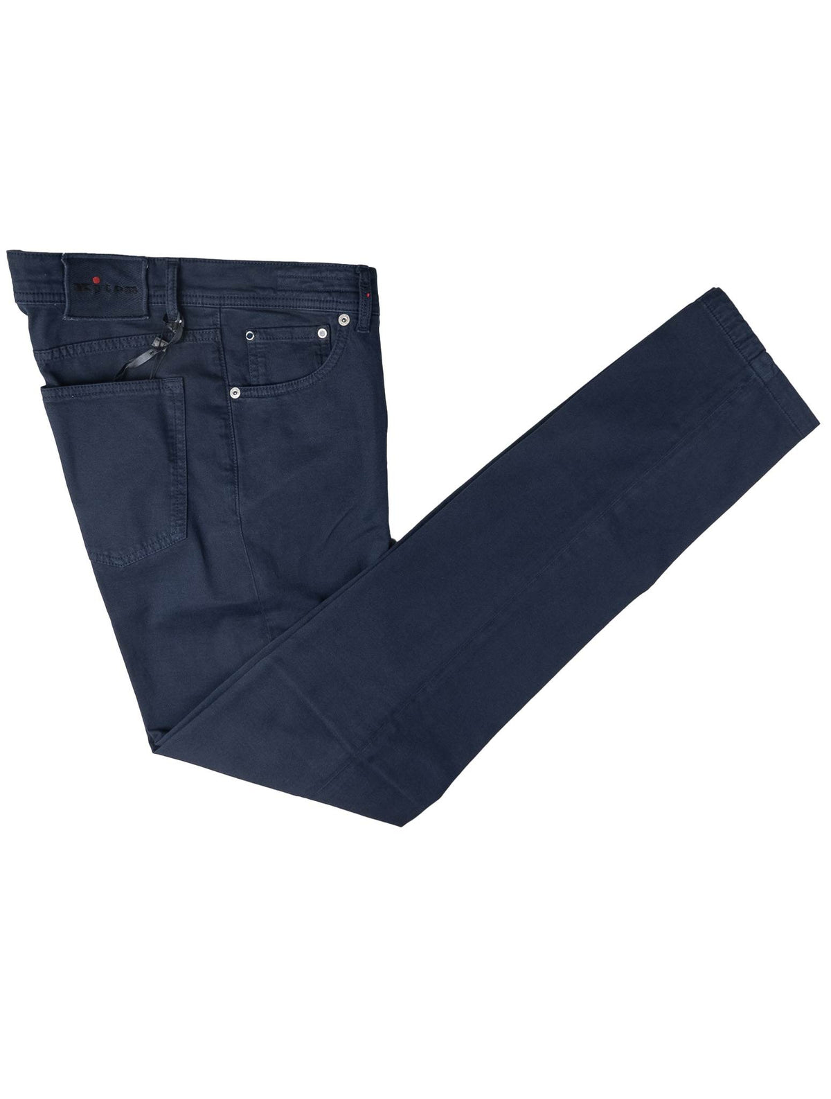 Kiton Blue Cotton Cashmere Ea Jeans