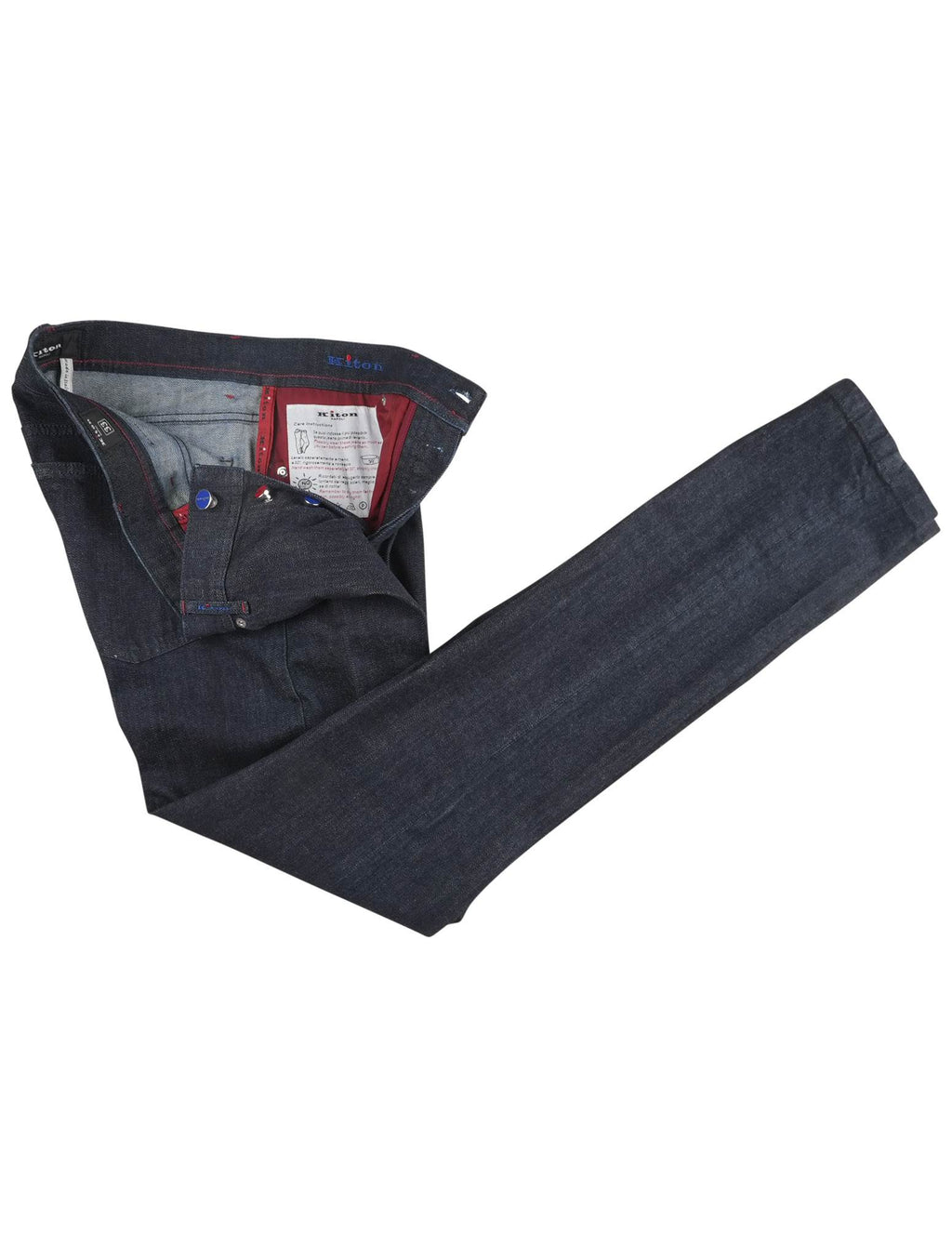 Kiton Kiton Dark Blue Cotton Ea Jeans Dark Blue 001
