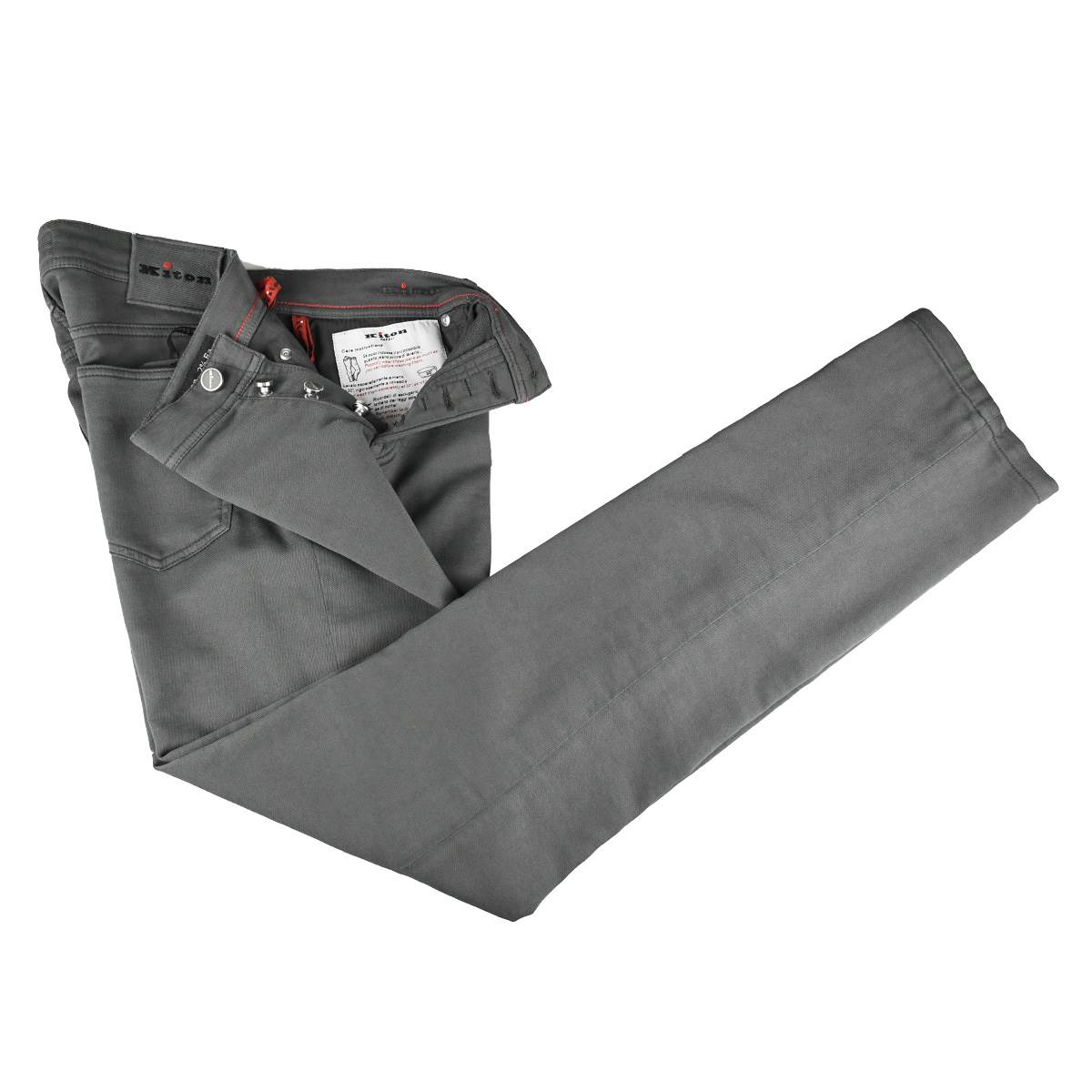 Kiton Kiton Gray Cotton Ea Jeans Gray 001